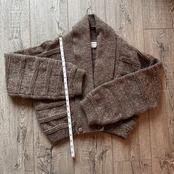 100% Alpaca Cropped Bolero/Cardigan (Peruvian Connection) Size Med - Picture 6 of 8